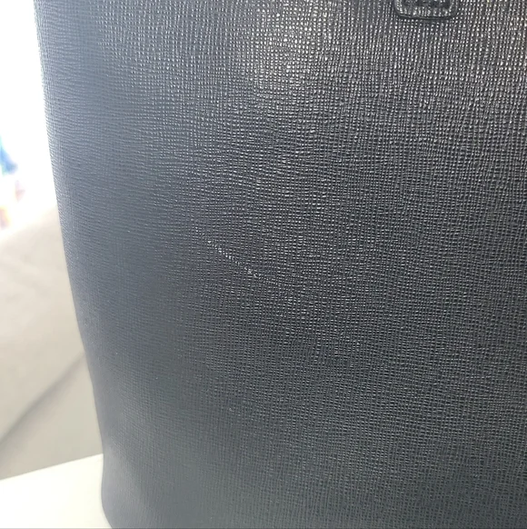 Dooney & Bourke Black Tote with Gold Accents - Picture 10 of 11